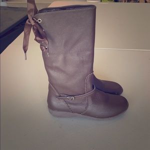 Lace up riding boots